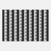 ピアノ鍵盤包み紙平板セット ラッピングペーパーシート (正面2)