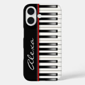 ピアノ鍵盤名前をカスタムする Case-Mate iPhoneケース (裏面)