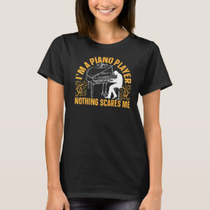 ピアノ鍵盤奏者 – 私はピアノ奏者Nothing Tシャツ