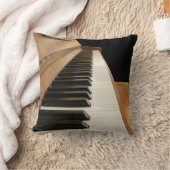 ピアノ鍵盤枕 クッション (ブランケット)
