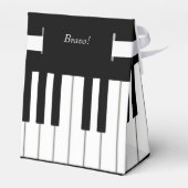 ピアノ鍵盤音楽イベントリサイタルパーソナライズされた フェイバーボックス (裏面サイド)