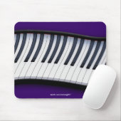 ピアノ鍵盤音楽テーママウスパッド マウスパッド (マウス)