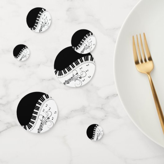 ピアノ鍵盤音楽デザイン コンフェッティ (グループ)