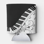 ピアノ鍵盤音楽デザイン 缶クーラー (裏面)