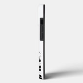 ピアノ鍵盤音楽デザイン Case-Mate iPhoneケース (裏面 / 左)