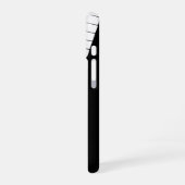 ピアノ鍵盤 | スラント | カスタマイズ可能 iPhone 16ケース (左側面)