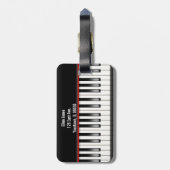ピアノ鍵盤 ラゲッジタグ (裏面縦)