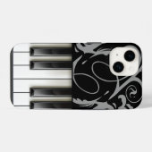 ピアノ鍵盤 iPhoneケース (裏面横)