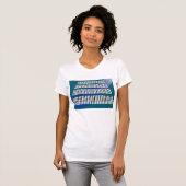 ピアノ鍵盤Tシャツ Tシャツ (正面フル)