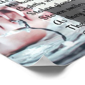 ピアノ鍵詩の編集 ポスター (角)