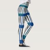 ピアノ鍵音楽レギンス レギンス (右)