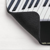 ピアノ鍵音楽愛好家マウスパッド マウスパッド (コーナー)