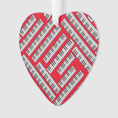 ピアノ鍵 オーナメント (正面)