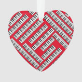 ピアノ鍵 オーナメント (正面)