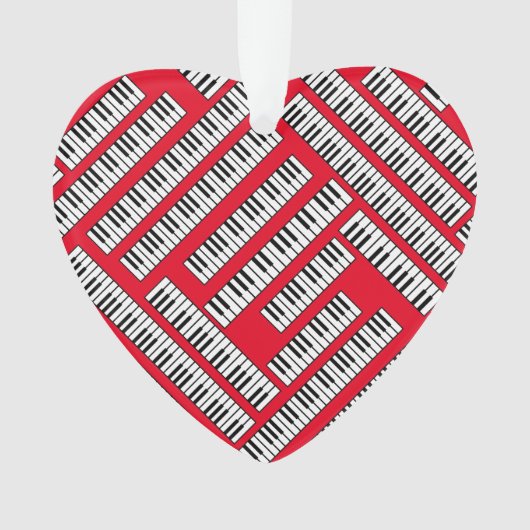 ピアノ鍵 オーナメント (正面)