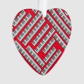 ピアノ鍵 オーナメント (正面)