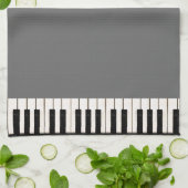 ピアノ鍵🎹 キッチンタオル (折り畳み)