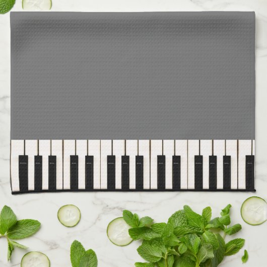 ピアノ鍵🎹 キッチンタオル (折り畳み)