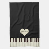 ピアノ鍵 キッチンタオル (縦)