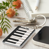 ピアノ鍵 キーホルダー (正面右)