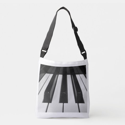 ピアノ鍵 クロスボディバッグ (正面)