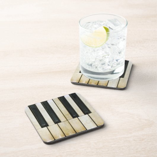ピアノ鍵 コースター (右側)