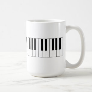 ピアノ鍵-コーヒー・マグ コーヒーマグカップ