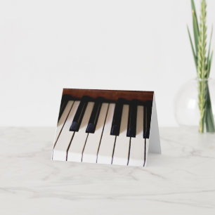 ピアノ鍵 サンキューカード