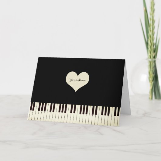 ピアノ鍵 シーズンカード (正面)