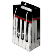 ピアノ鍵 スモールペーパーバッグ (正面アングル)