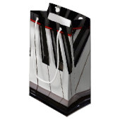 ピアノ鍵 スモールペーパーバッグ (正面アングル)