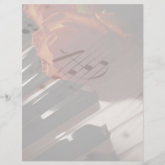 ピアノ鍵&バラフライヤー チラシ (正面)