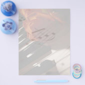 ピアノ鍵&バラフライヤー チラシ (シングル)