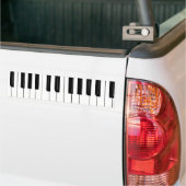 ピアノ鍵 バンパーステッカー (トラック上)
