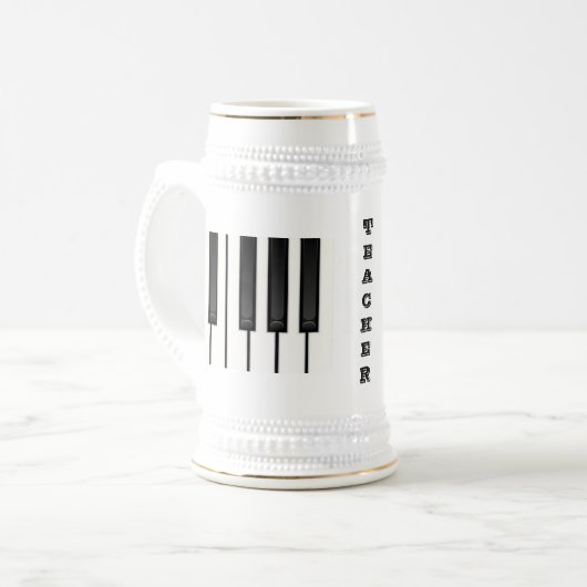 ピアノ鍵 ビールジョッキ (正面左)