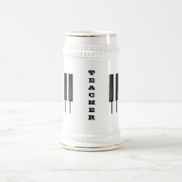 ピアノ鍵 ビールジョッキ