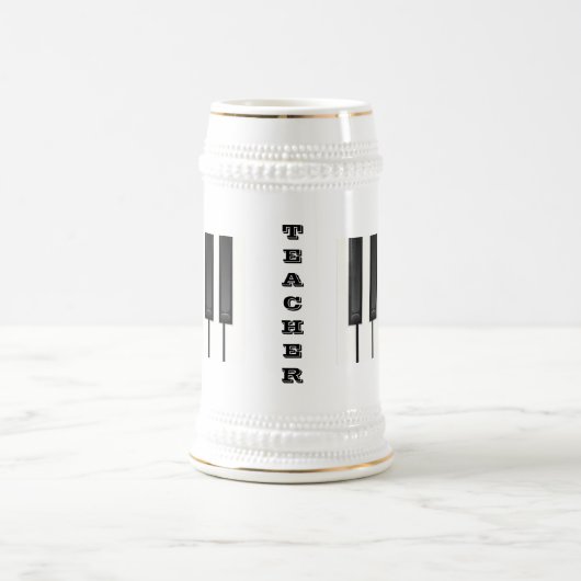 ピアノ鍵 ビールジョッキ (中央)