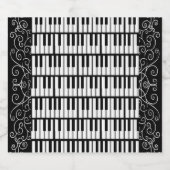 ピアノ鍵 ビールラベル (シングルラベル)