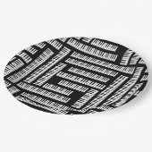 ピアノ鍵 ペーパープレート (アングル)