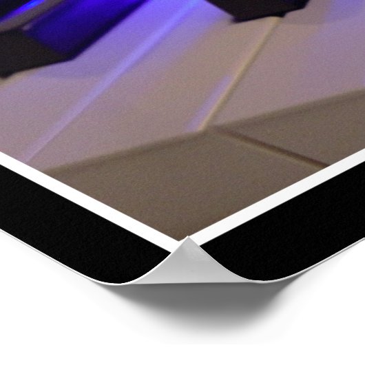 ピアノ鍵 ポスター (角)