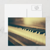 ピアノ鍵 ポストカード (正面/裏面)