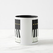 ピアノ鍵 マグカップ (中央)