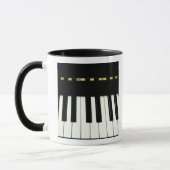 ピアノ鍵 マグカップ (左)