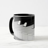 ピアノ鍵 マグカップ (正面左)