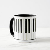 ピアノ鍵 マグカップ (正面左)
