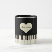 ピアノ鍵 マグカップ (中央)