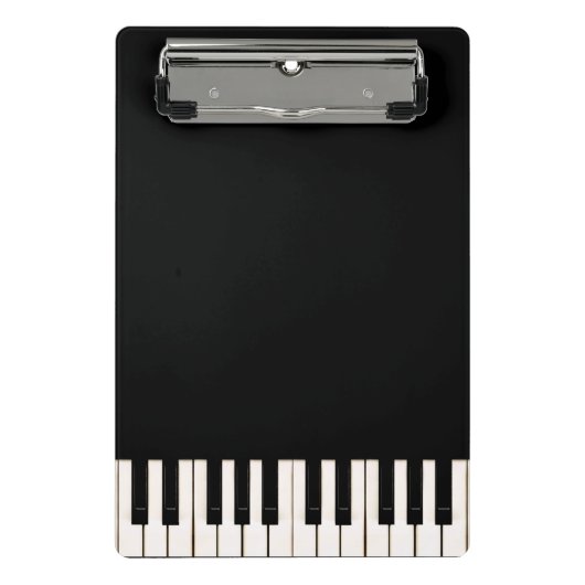 ピアノ鍵 ミニクリップボード (正面)