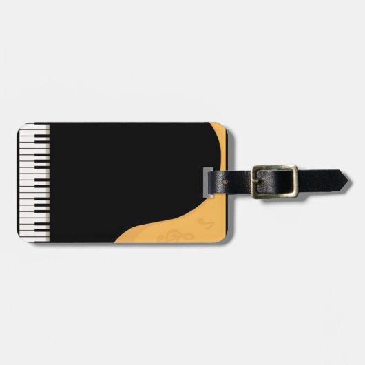 ピアノ鍵 ラゲッジタグ (正面横)