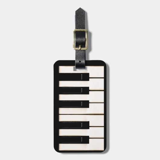 ピアノ鍵 ラゲッジタグ (正面縦)