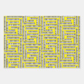 ピアノ鍵 ラッピングペーパーシート (正面2)